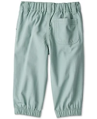 Carter's Baby Boys Cotton Hooded Plaid Long-Sleeve T-Shirt & Pants, 2 Piece Set