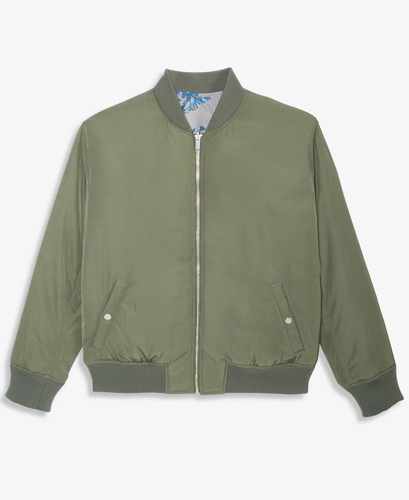 Mode of One Men's Relaxed-Fit Reversible Bomber Jacket, Macy's Exclusive