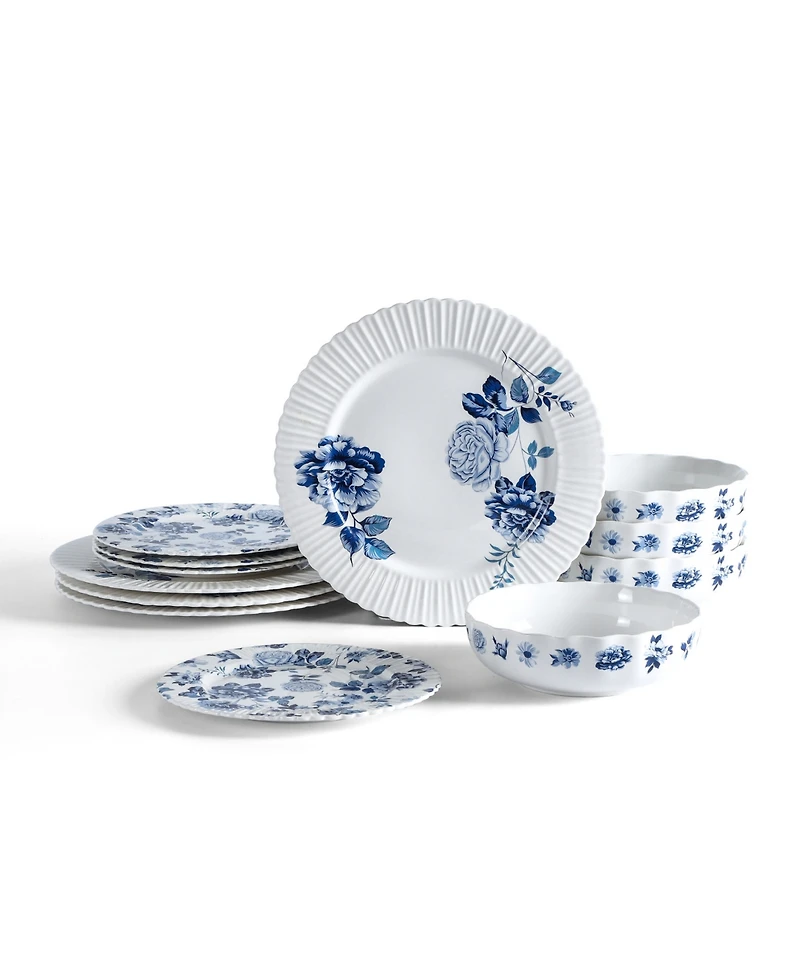Stone Lain Fiore 12 Pc. Dinnerware Set, Service for 4