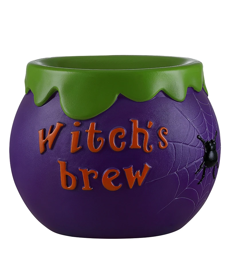 Mr. Halloween 14" Cauldron Lit Blow Mold Candy Bowl