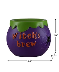 Mr. Halloween 14" Cauldron Lit Blow Mold Candy Bowl