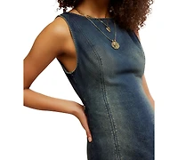 Free People Women's Atlas Cotton Denim Mini Dress