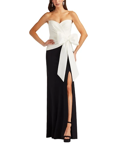 Tadashi Shoji Women's Kinah Oversized Bow Gown