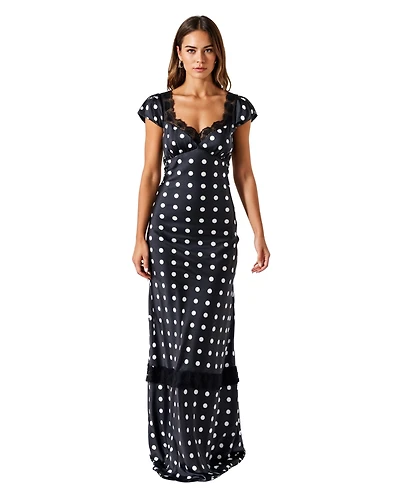 Modenaire Women's Sleeveless Ribbed Knit High Neck Midi Dress