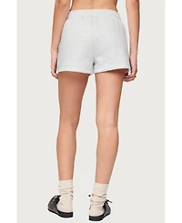 Edikted Womens Big Love Sweat Shorts