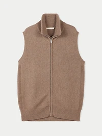 Gobi Cashmere Men's Cashmere Full-Zipper Vest