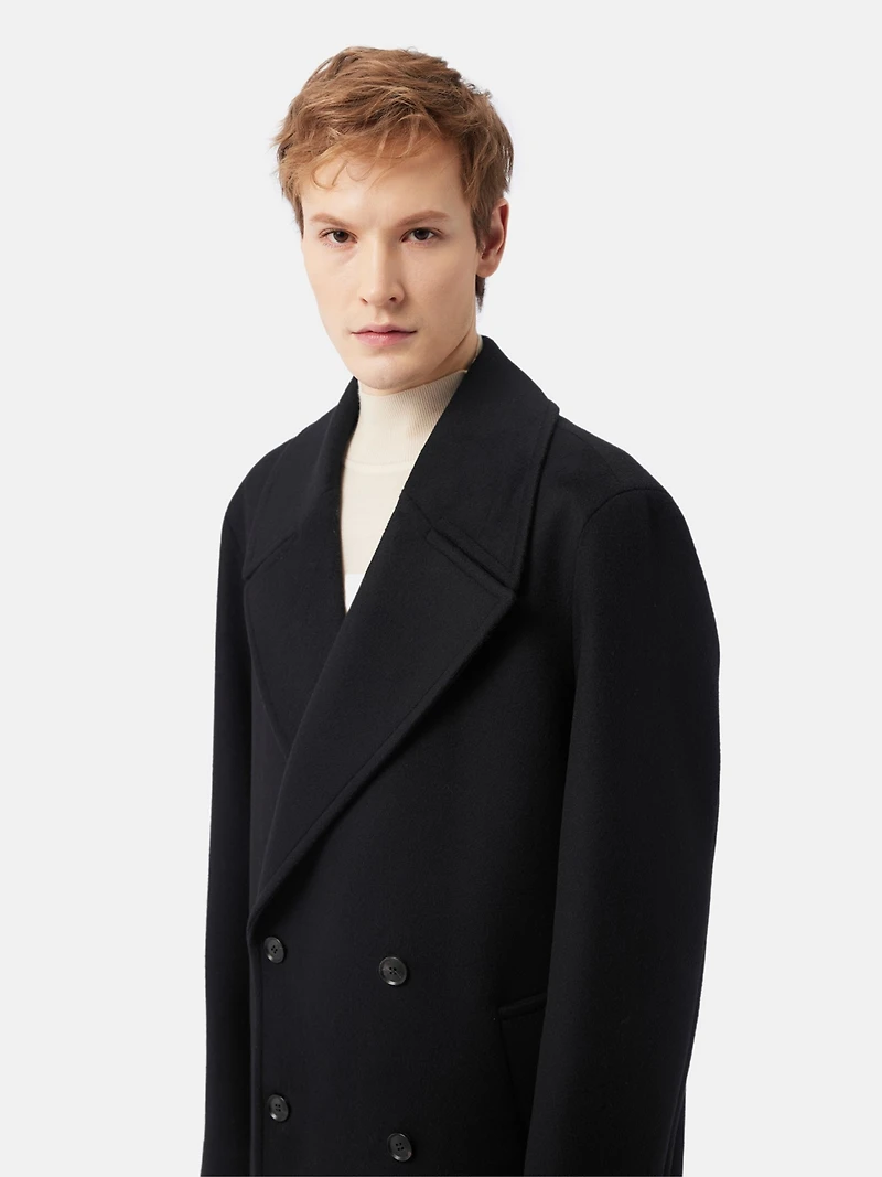Gobi Cashmere Men's Double-Breasted Coat for Men