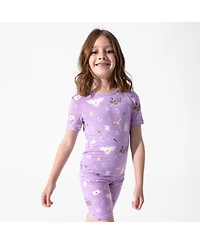 Bellabu Bear Kids Unisex Hedwig's Magical Mail 2-Piece Short Sleeve & Shorts Pajama Set