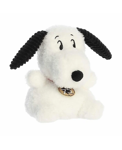 Aurora Mini 75th Anniversary Snoopy Palm Pals Peanuts Adorable Plush Toy White 5"