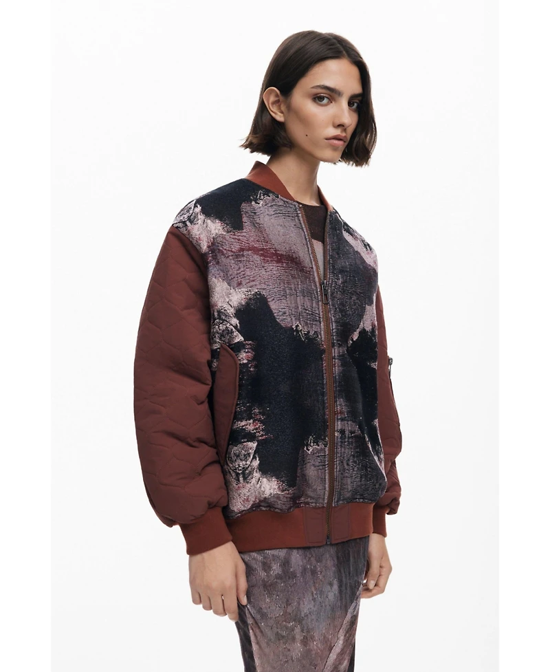 Desigual Women's Jacket designed by Mr. Christian Lacroix