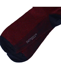 Trafalgar Men's Clayton Birdseye Over The Calf Mercerized Cotton Socks (1Pair)