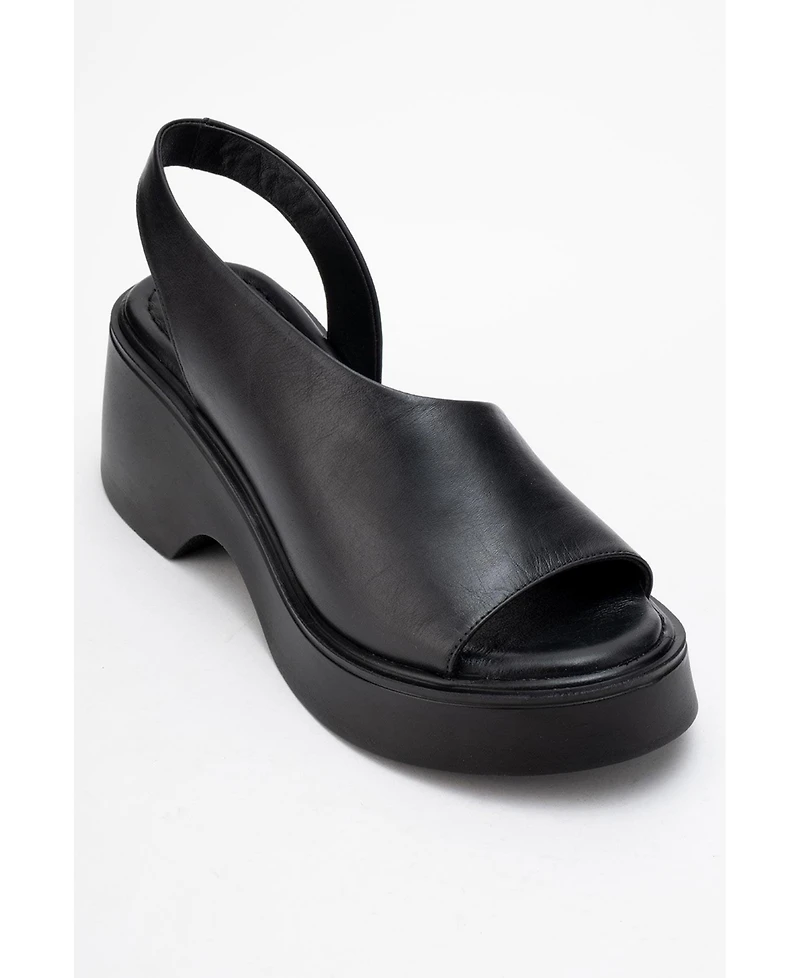 Roy Leather Wedge Sandal (Women)