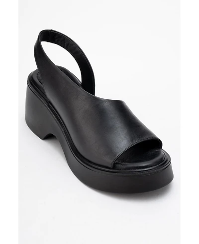 Roy Leather Wedge Sandal (Women)