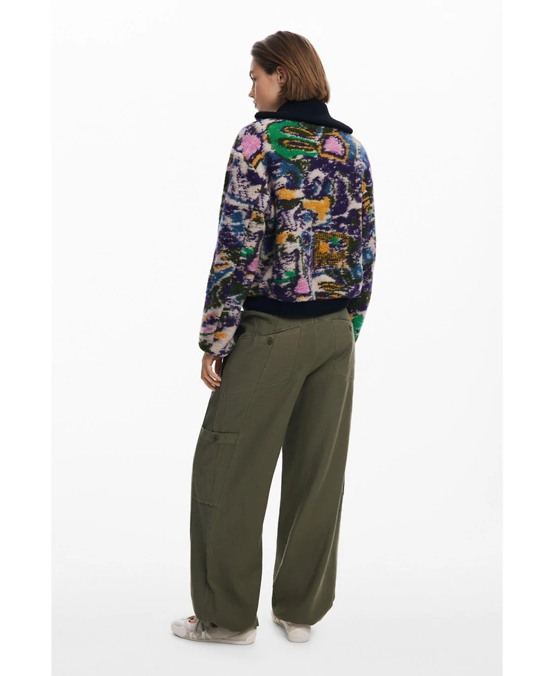 Desigual Women's Heathered bomber jacket
