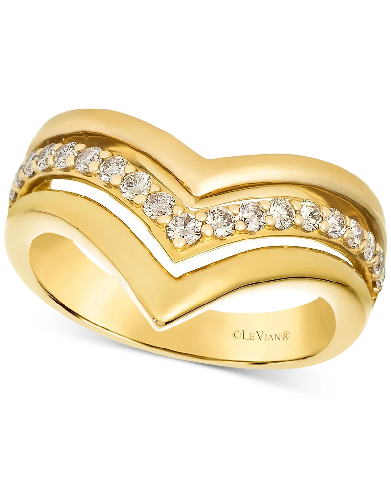 Le Vian Nude Diamond Ring (3/8 ct. t.w.) set in 14k Yellow Gold