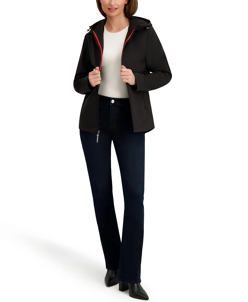 Nautica Women's Hooded Softshell Coat