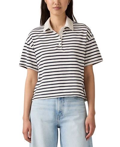 Levi's Women's Cotton Aries Rugby Polo Top