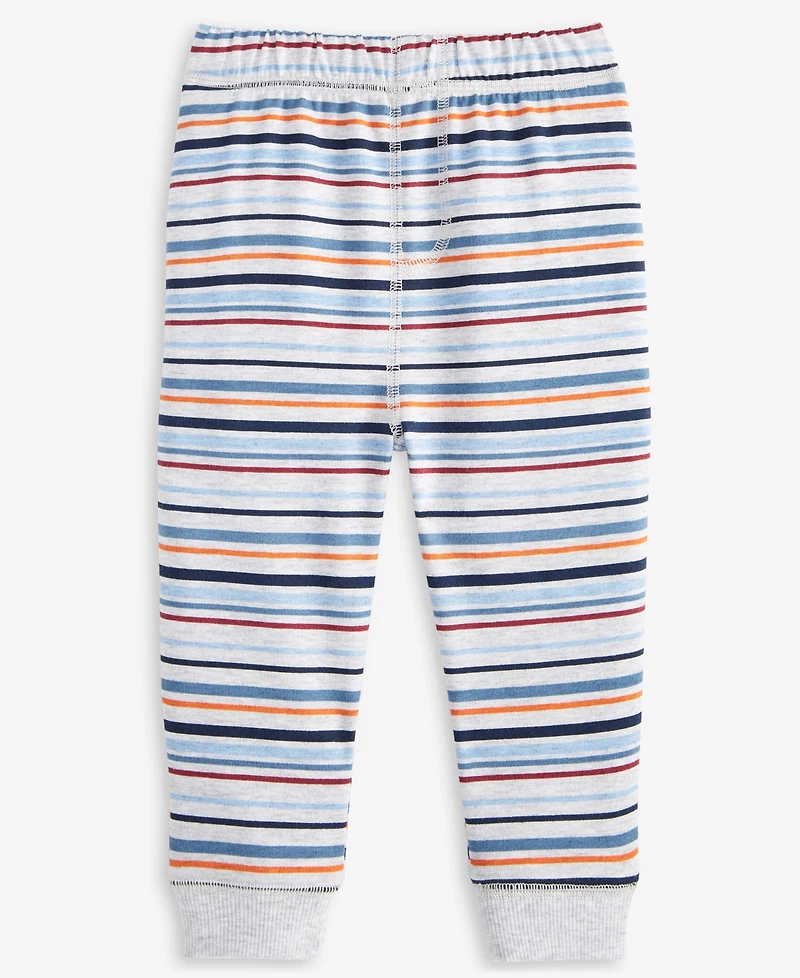 First Impressions Baby Boys Striped Jogger Pants, Exclusively at Macy's