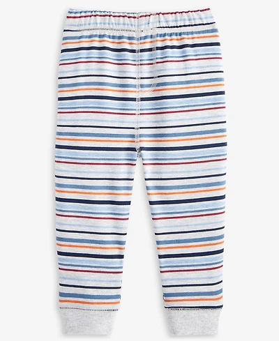 First Impressions Baby Boys Striped Jogger Pants, Exclusively at Macy's