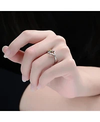 Rachel Glauber Two-Tone with Open Star Statement Ring