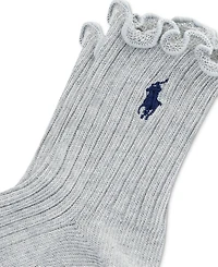 Polo Ralph Lauren Women's Lettuce Edge Anklet Socks 79132