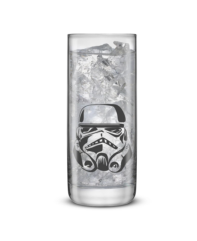 JoyJolt Star Wars Dark and Light Silhouette Tall Drinking Glasses, Set of 2
