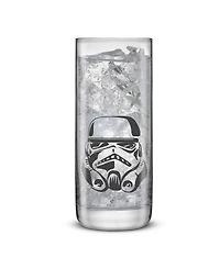 JoyJolt Star Wars Dark and Light Silhouette Tall Drinking Glasses, Set of 2