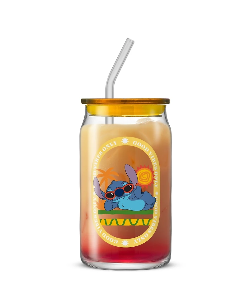 JoyJolt Lilo Stitch Island Vibes Can Tumblers, Set of 4