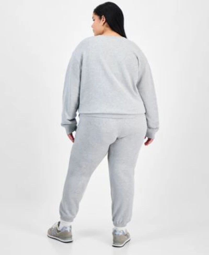 Love Tribe Trendy Plus Size Grinch Wreath Graphic Sweatshirt Grinch Wreath Graphic Sweatpants