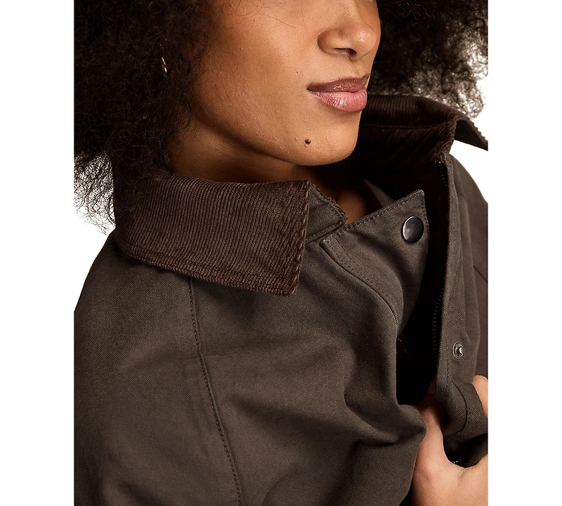 Lucky Brand Women's Chore Long-Sleeve Snap-Front Jacket