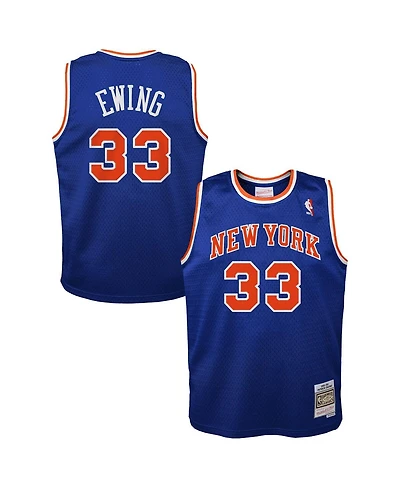 Mitchell & Ness Toddler Patrick Ewing Blue New York Knicks 1991/92 Swingman Jersey