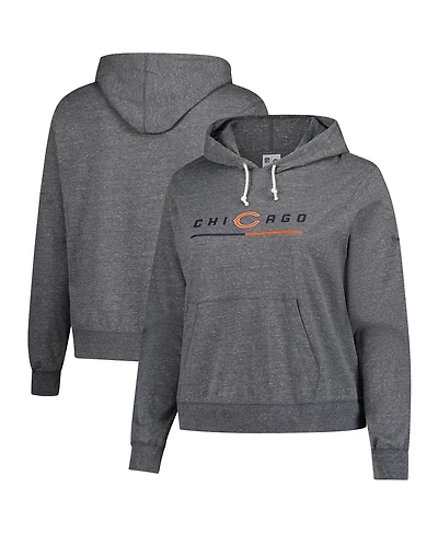 Nike Women's Heather Charcoal Chicago Bears Pullover Hoodie