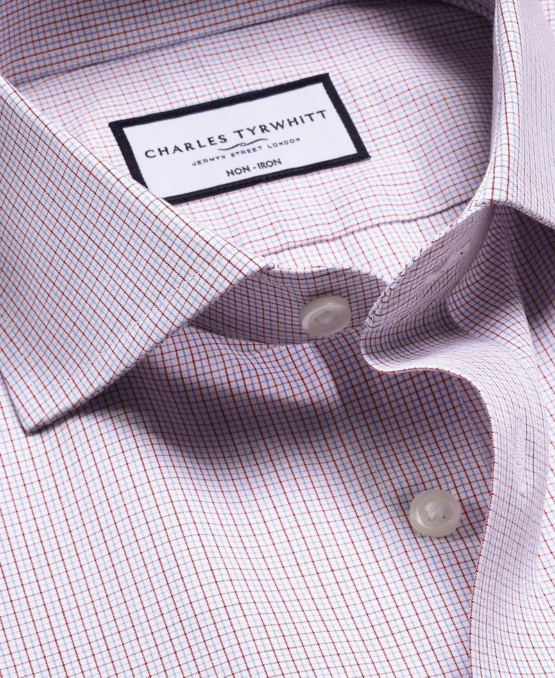 Charles Tyrwhitt Men's Non-Iron Check Dress Shirt