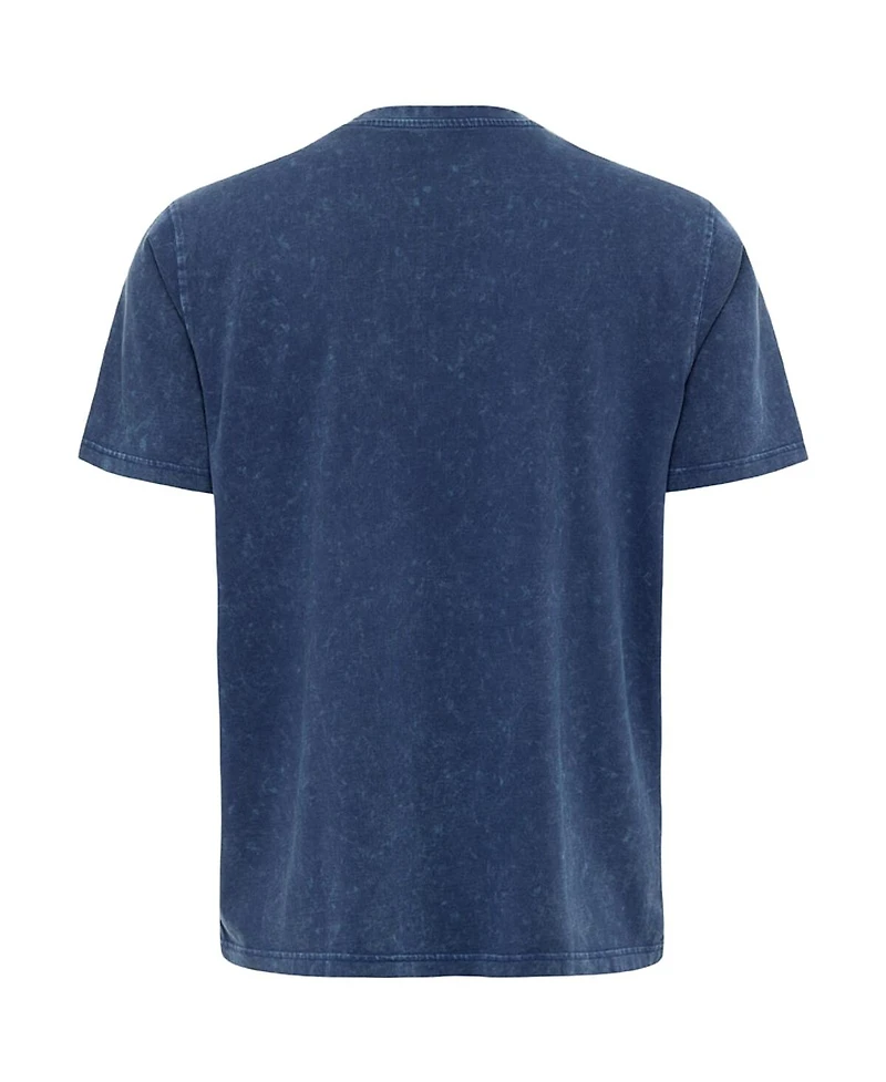 Sportiqe Men's and Women's Blue Orlando Magic Rock Roll Collection Angus Premium Mineral Wash T-Shirt