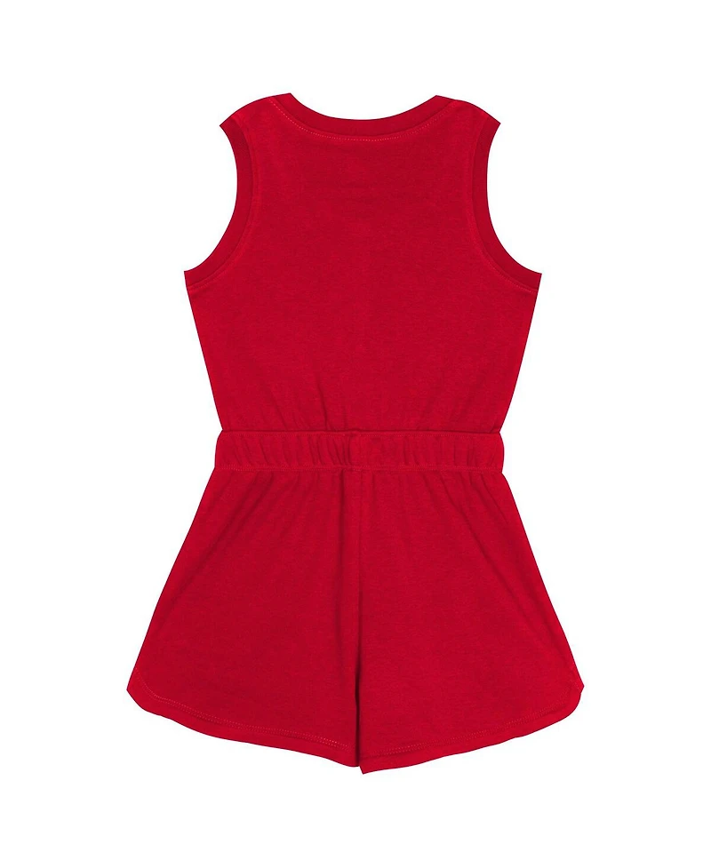 Outerstuff Girls Toddler Red Kansas City Chiefs Super Girl Romper