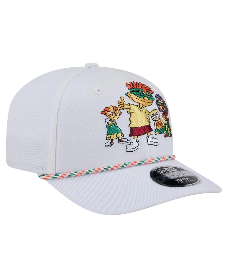 New Era Toddler White Rocket Power Multi Rope 9SEVENTY Stretch-Snap Hat
