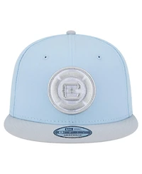 New Era Men's Light Blue Chicago Fire Color Pack Two-Tone 9FIFTY Snapback Hat