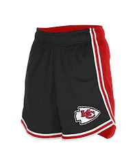 New Era Women's Black/Red Kansas City Chiefs Sport Classics Mesh Shorts