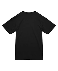 Mitchell & Ness Men's Black New York Knicks Hardwood Classics Coffee Cup Logo T-Shirt