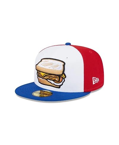 New Era Men's Red Delmarva Shorebirds Theme Nights 59FIFTY Fitted Hat