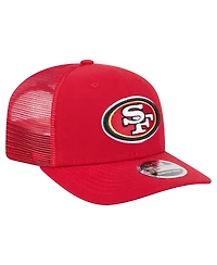 New Era Men's Scarlet San Francisco 49ers Team Collection 9SEVENTY Stretch-Snap Adjustable Hat