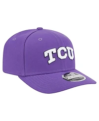 New Era Men's Purple Tcu Horned Frogs Team Collective 9SEVENTY Stretch-Snap Adjustable Hat