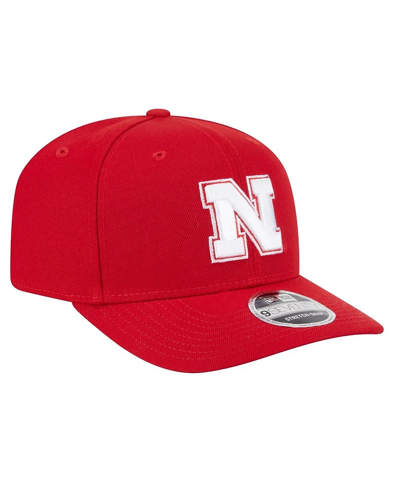 New Era Men's Scarlet Nebraska Huskers Team Collective 9SEVENTY Stretch-Snap Adjustable Hat