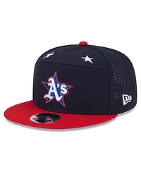 New Era Men's Navy/Red Athletics 2025 Mlb All-Star Game Workout Side Patch 9FIFTY Snapback Hat