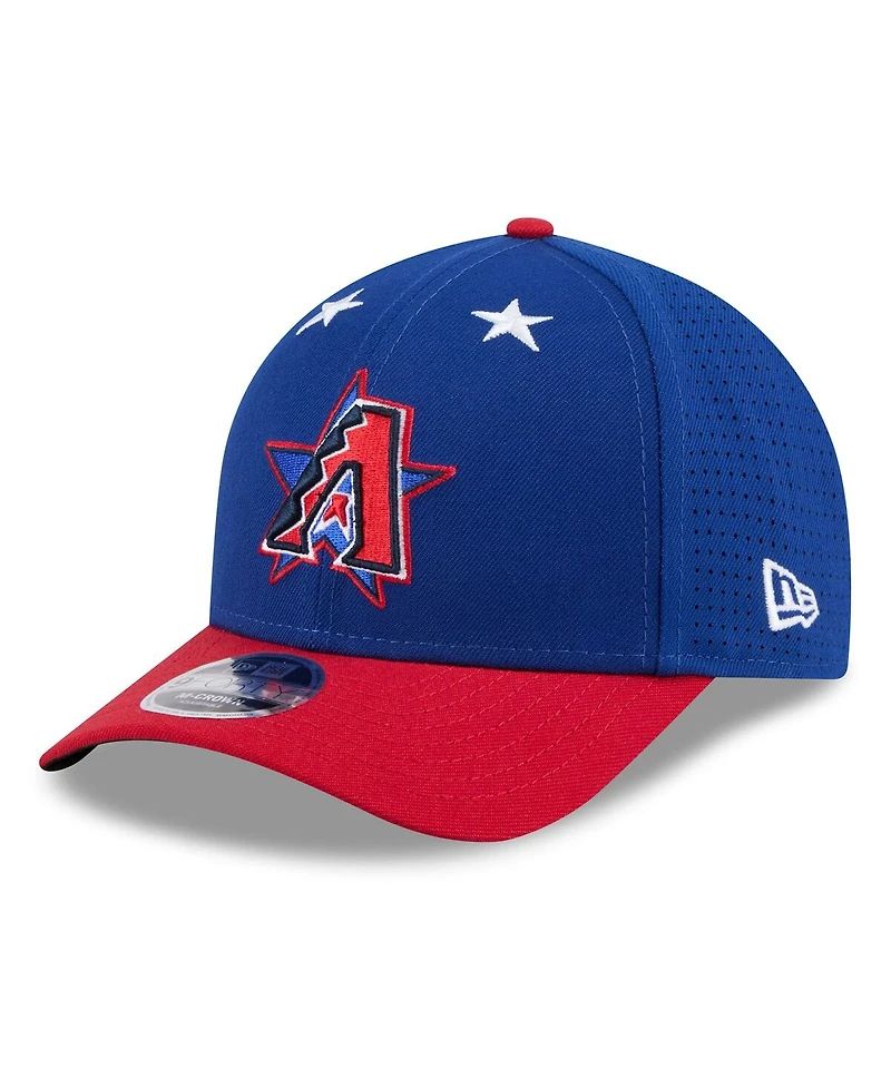 New Era Men's Blue/Red Arizona Diamondbacks 2025 Mlb All-Star Game Workout 9FORTY M-Crown Adjustable Hat