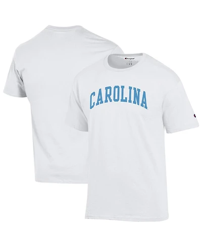 Champion Men's White North Carolina Tar Heels Basic Arch T-Shirt