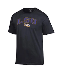 Champion Men's  Lsu Tigers Arch Over Logo T-Shirt