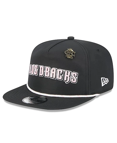 New Era Men's Black Arizona Diamondbacks 2025 Big League Chew Golfer Snapback Hat