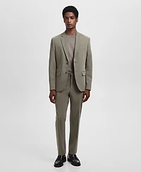 Mango Men's Stretch-Fabric Super Slim-Fit Suit Jacket