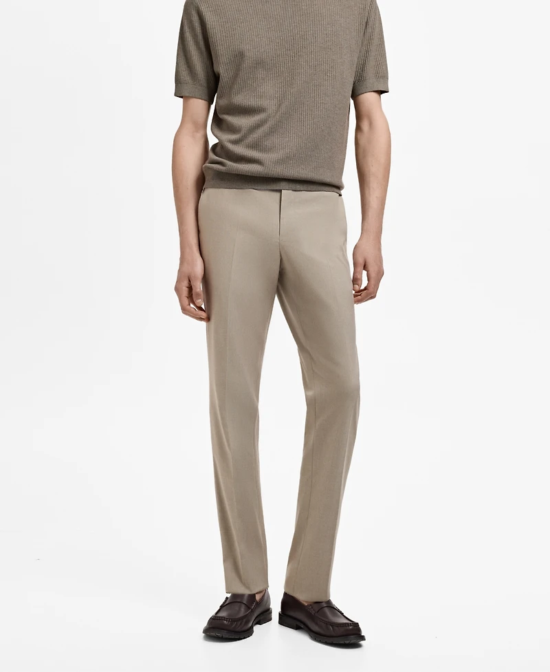 Mango Men's Monaco Slim-Fit Suit Pants